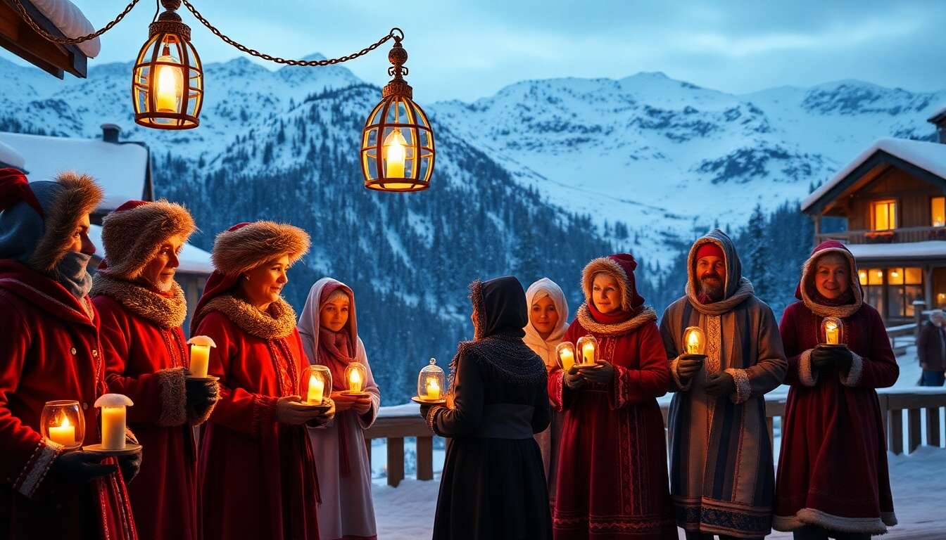 Silvesterklausen : un réveillon alpestre aux sons des cloches et masques traditionnels