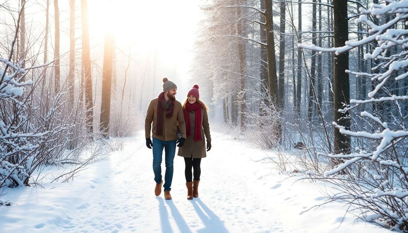 Aventure hivernale pour deux : meilleures expériences romantiques sous la neige