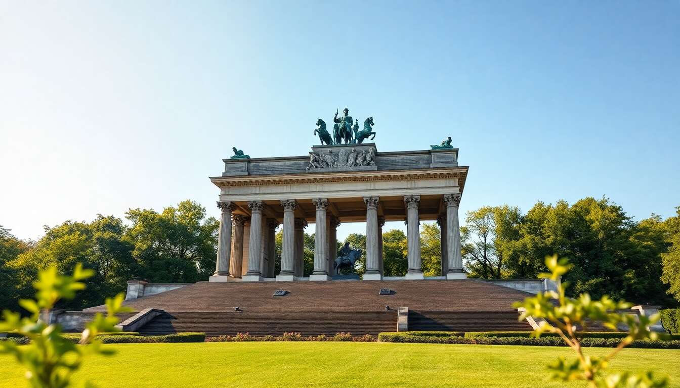 L'impressionnant monument de la bataille des nations