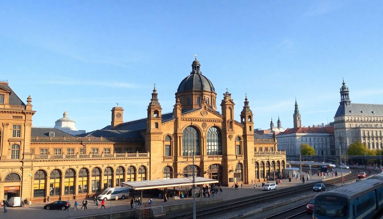 La gare centrale de leipzig : un chef-d'&oelig;uvre architectural