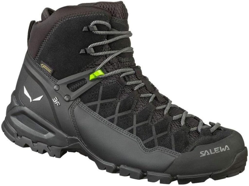 Test des bottes de randonnée Salewa Alp Trainer Mid Gore-Tex noires 9