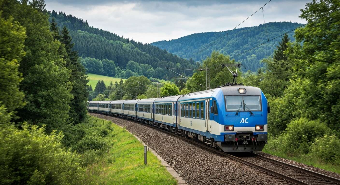 Prendre le train pour s'évader en pleine nature en Allemagne