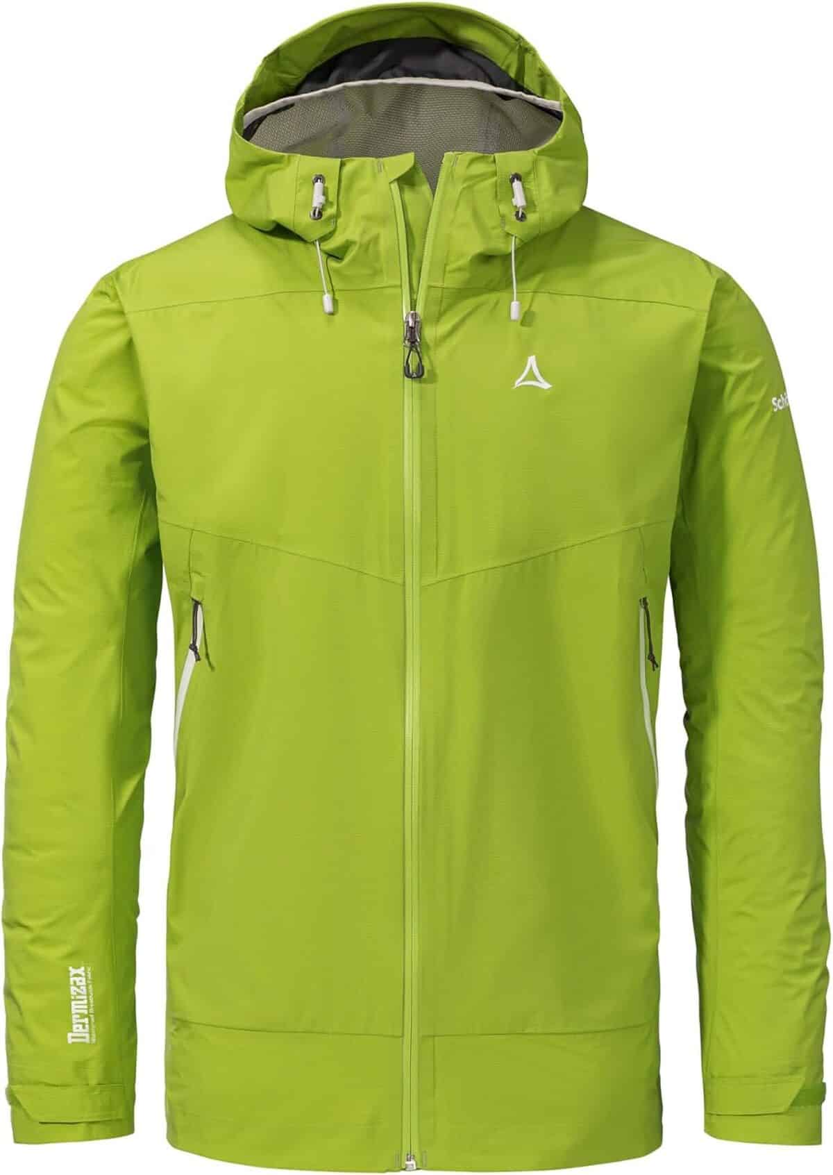 Test de la veste Vistdal M kaki de Schöffel : protection pluie pour homme