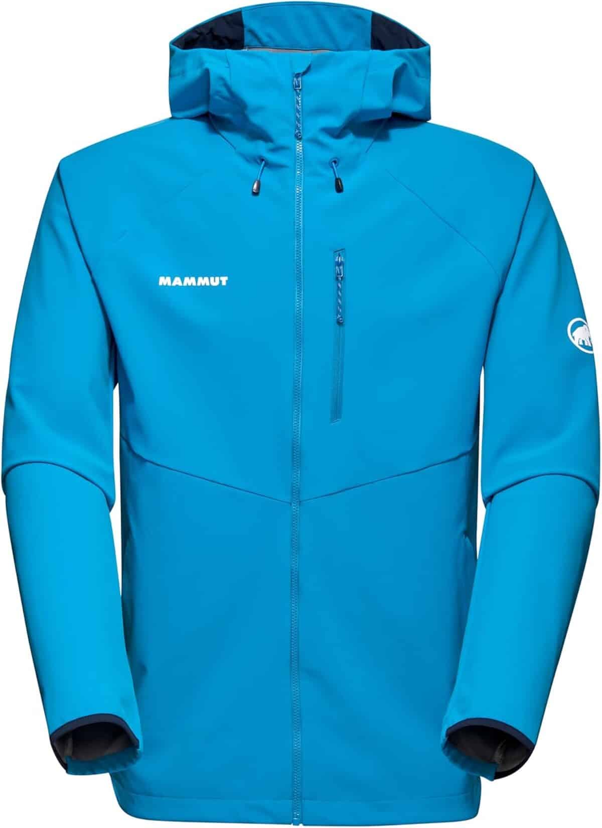 Test de la veste à capuche Mammut Ultimate Comfort homme - bleu glacier, taille L