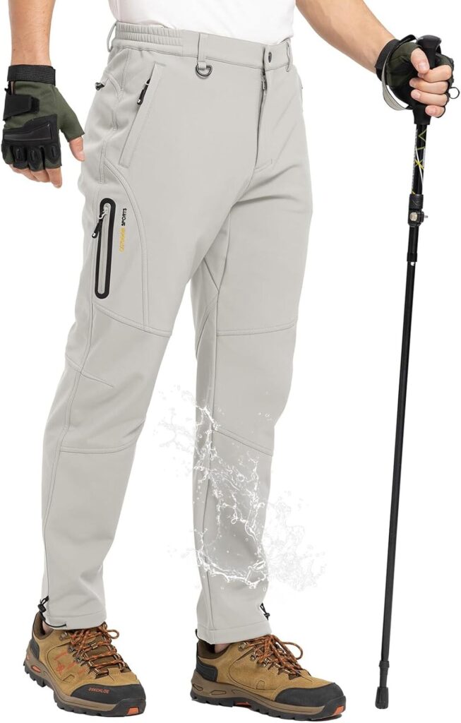 Test : pantalon de neige TBMPOY homme polaire, hiver et randonnée