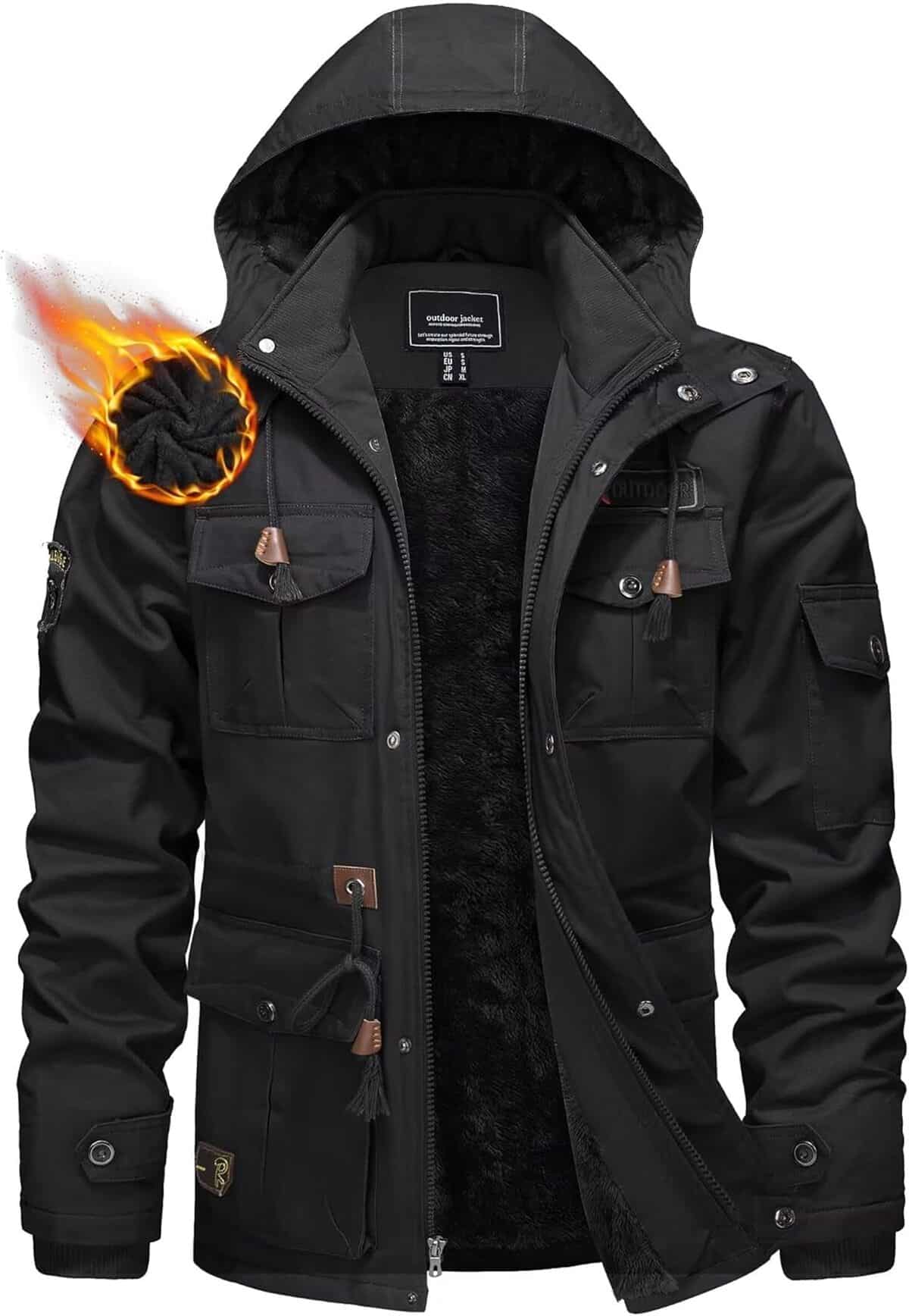 Test : veste polaire KEFITEVD homme, chaude et coupe-vent