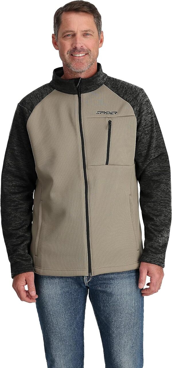 Spyder Veste polaire Encore pour homme - Fermeture éclair intégrale