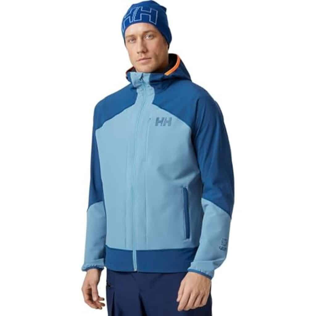 Test de la veste Helly Hansen Elevation Shield 625 Blue Fog pour homme
