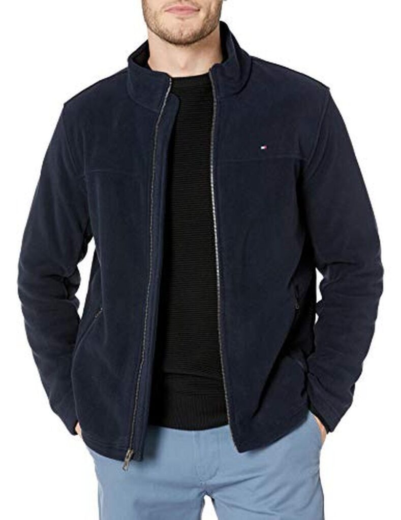Test : veste polaire légère Tommy Hilfiger Navy 3XL homme
