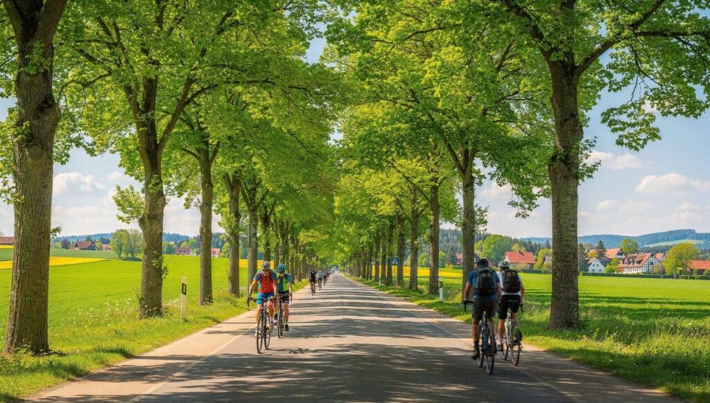 Route allemande des allées : exploration de la nature et activités de plein air en allemagne