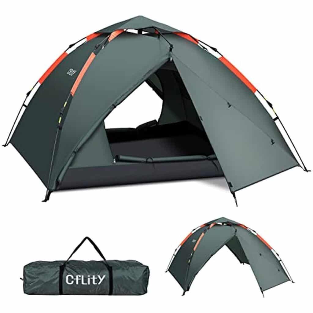 Test : tente de camping Cflity 3 personnes pop-up