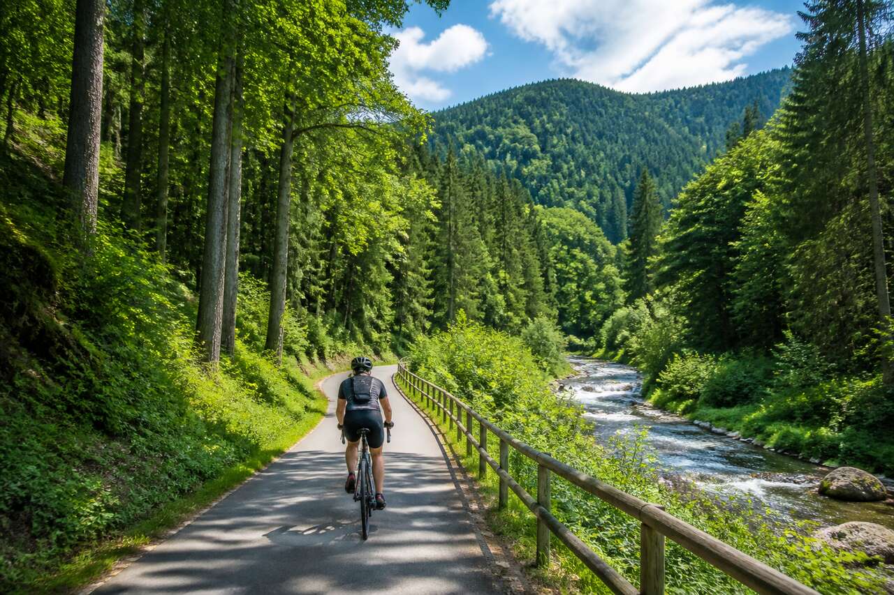 Piste cyclable de la Forêt Noire du Sud : nature et outdoor en Allemagne