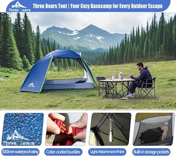 Découvrez notre test détaillé de la tente ThreeBears 4 personnes. Analyse complète de l'étanchéité, de la facilité d'usage et des performances en conditions réelles pour vos sorties camping. 