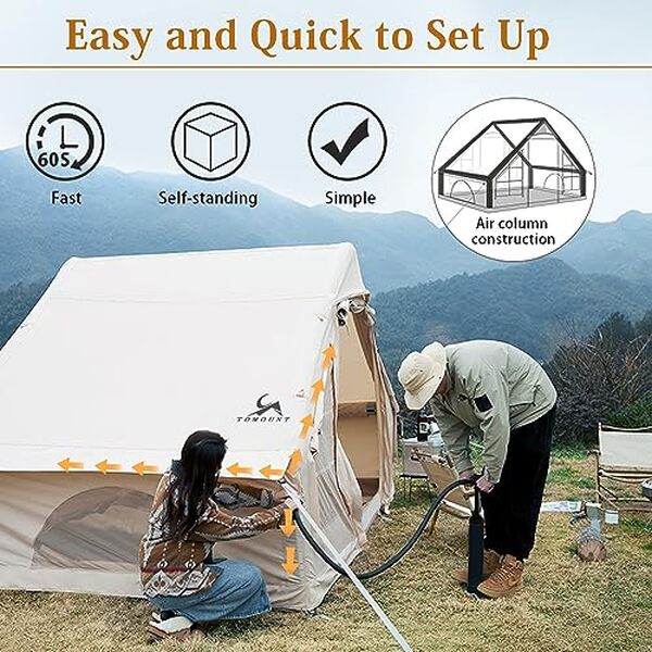 Découvrez notre test complet de la tente gonflable TOMOUNT 4 personnes : performances, avantages et verdict pour vos vacances en camping. 