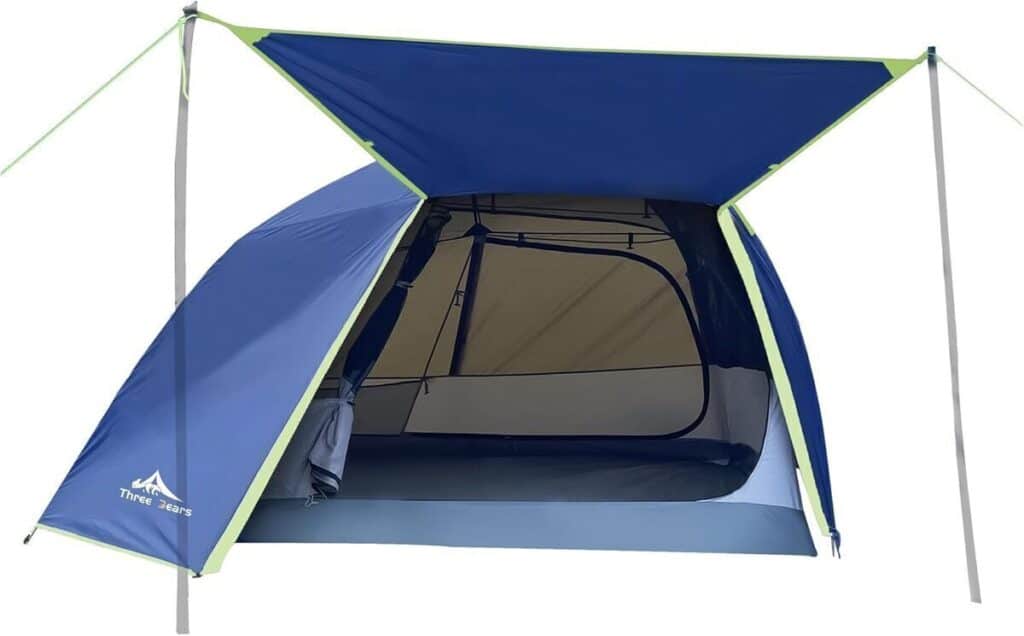 Test de la tente ThreeBears 4 personnes : étanchéité et facilité d'usage