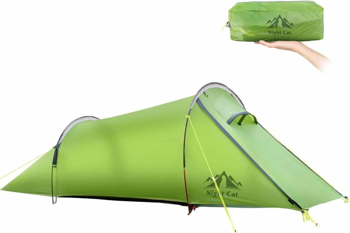 Test de la tente tunnel ultra légère Night Cat