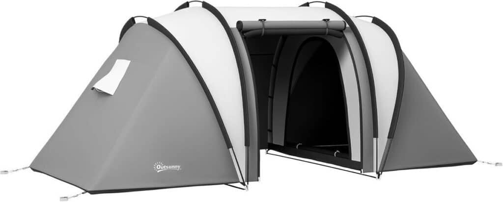 Test : tente familiale Outsunny 4-5 personnes, 3000 mm imperméable