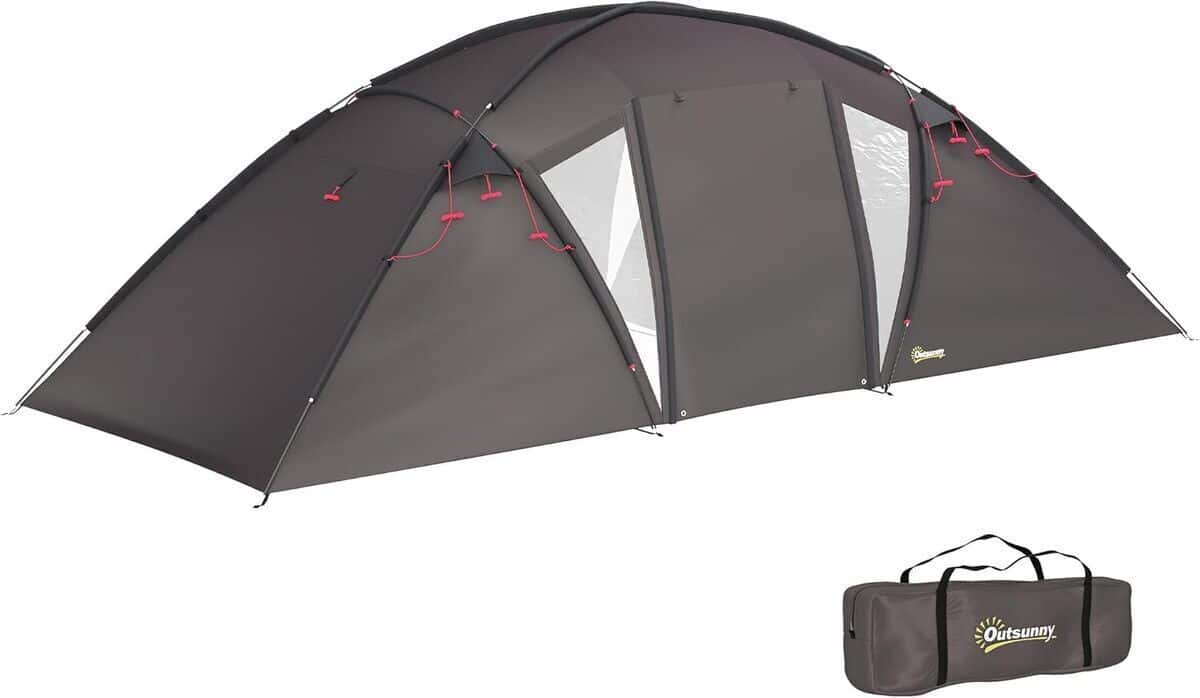 Test : tente tunnel imperméable Outsunny pour camping familial