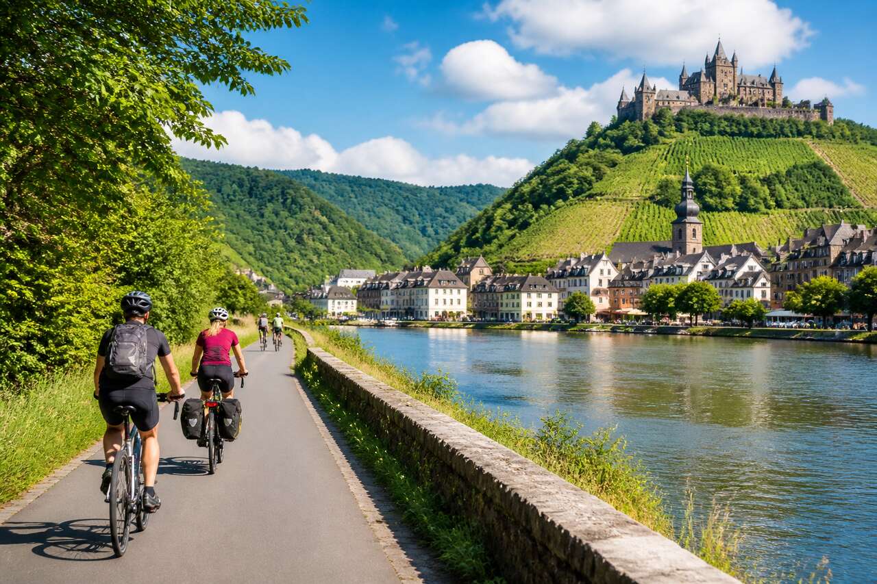 Randonnées à vélo près des villes en Allemagne