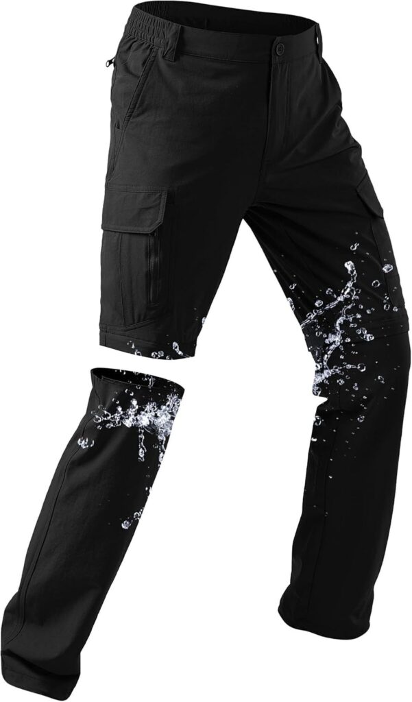 Test : pantalon convertible Yevtzl pour homme, séchage rapide et résistant à l'eau