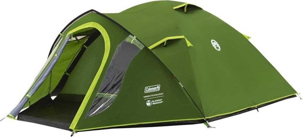 Test : tente dôme compacte Coleman Darwin 3 plus - chambre obscurcie étanche