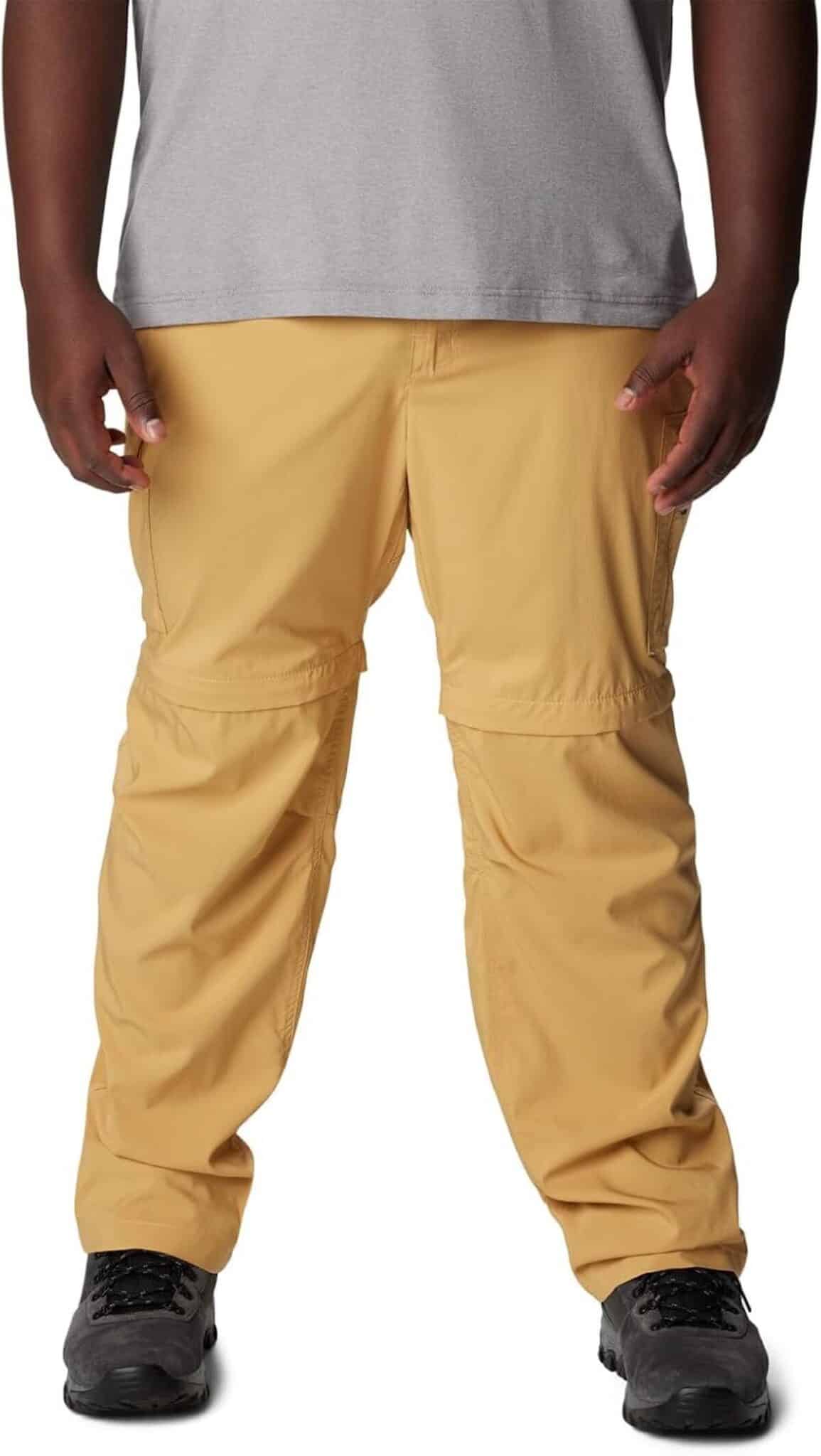 Test : pantalon Columbia silver ridge convertible taille 42 camel clair