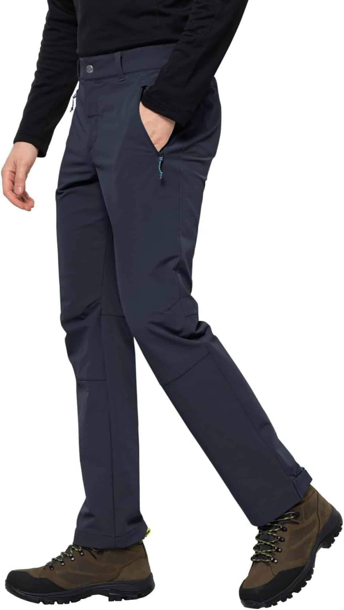 Test du pantalon de randonnée Jack Wolfskin Activate XT Pants M bleu nuit : avis complet