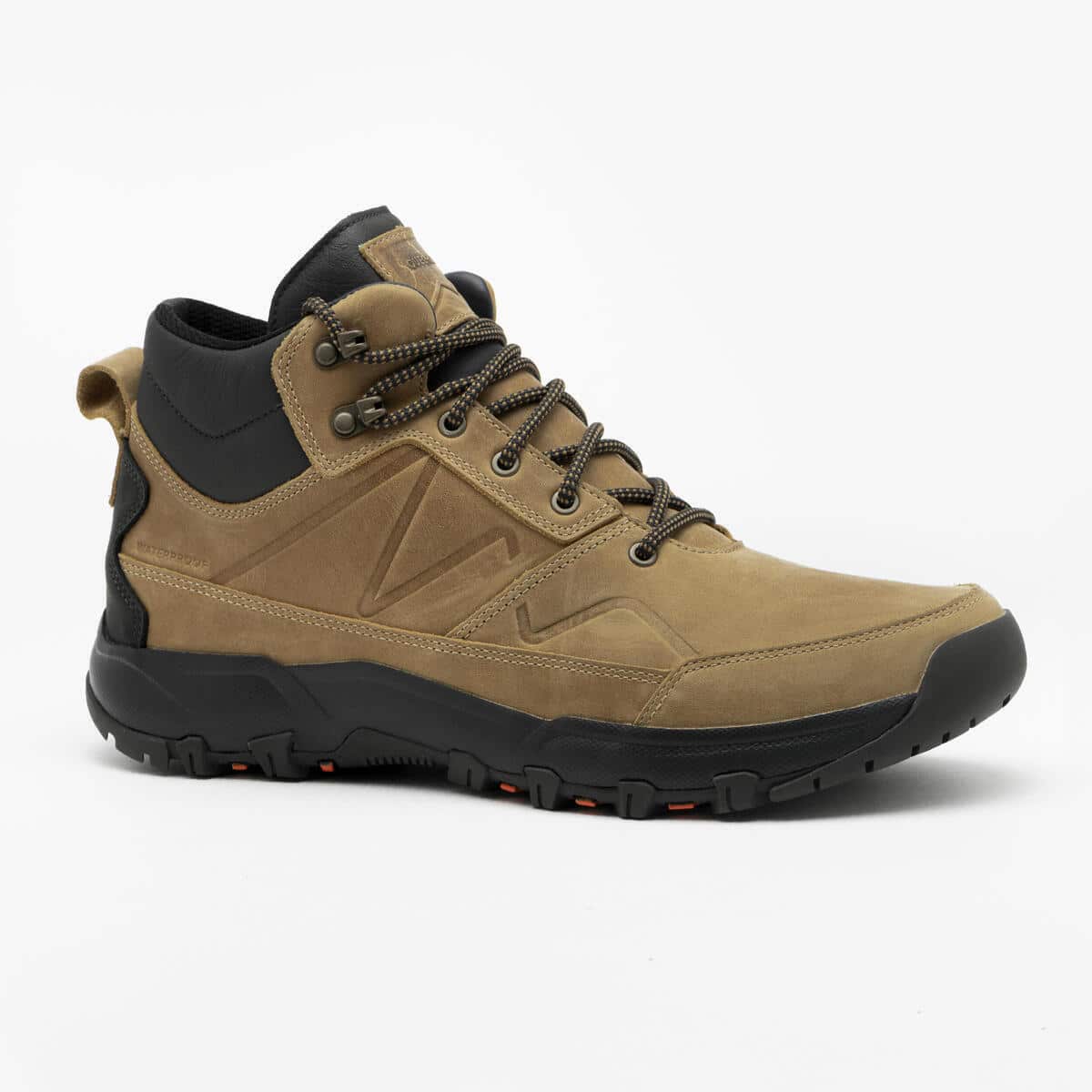 Test des chaussures de randonnée mid imperméables Decathlon NH500 cuir WP marron