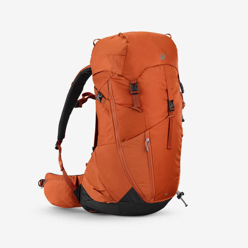 Test : sac à dos de randonnée 38L MH500 Decathlon marron